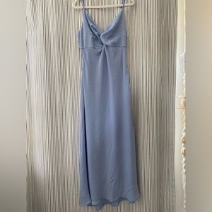Abercrombie light blue midi dress - size small
